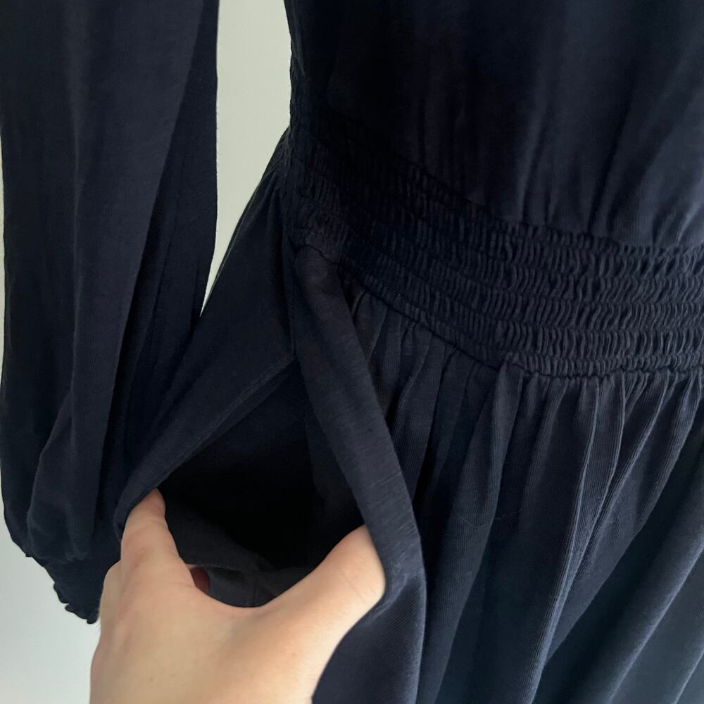 Boden Black Long-Sleeve Mini Dress - Picture 6 of 9